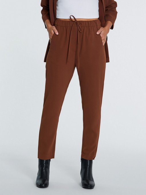 Повседневные штаны Piazza Italia модель 43255_tobacco Фото