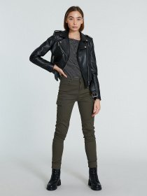 Куртка кожаная Piazza Italia модель 43244_black Фото