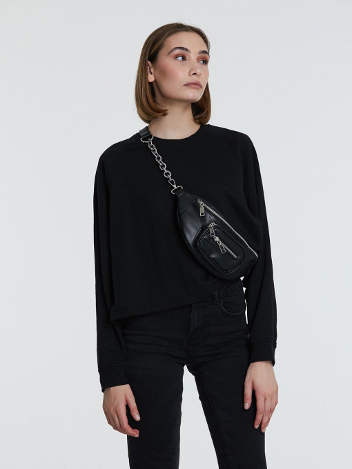 Лонгслив Piazza Italia модель 46362_black Фото