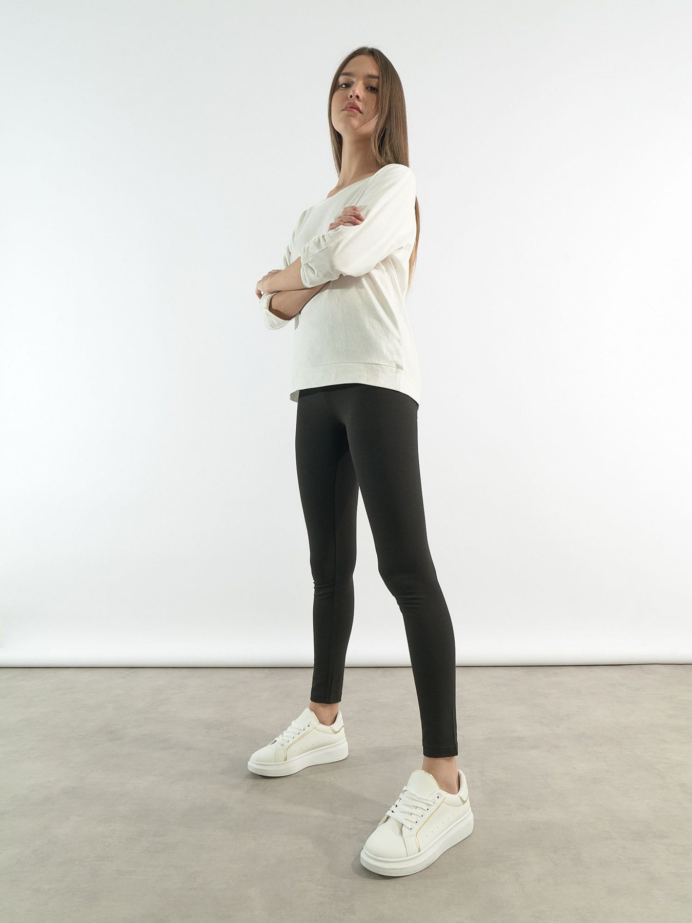 Спортивные леггинсы Piazza Italia модель 56545_black Фото