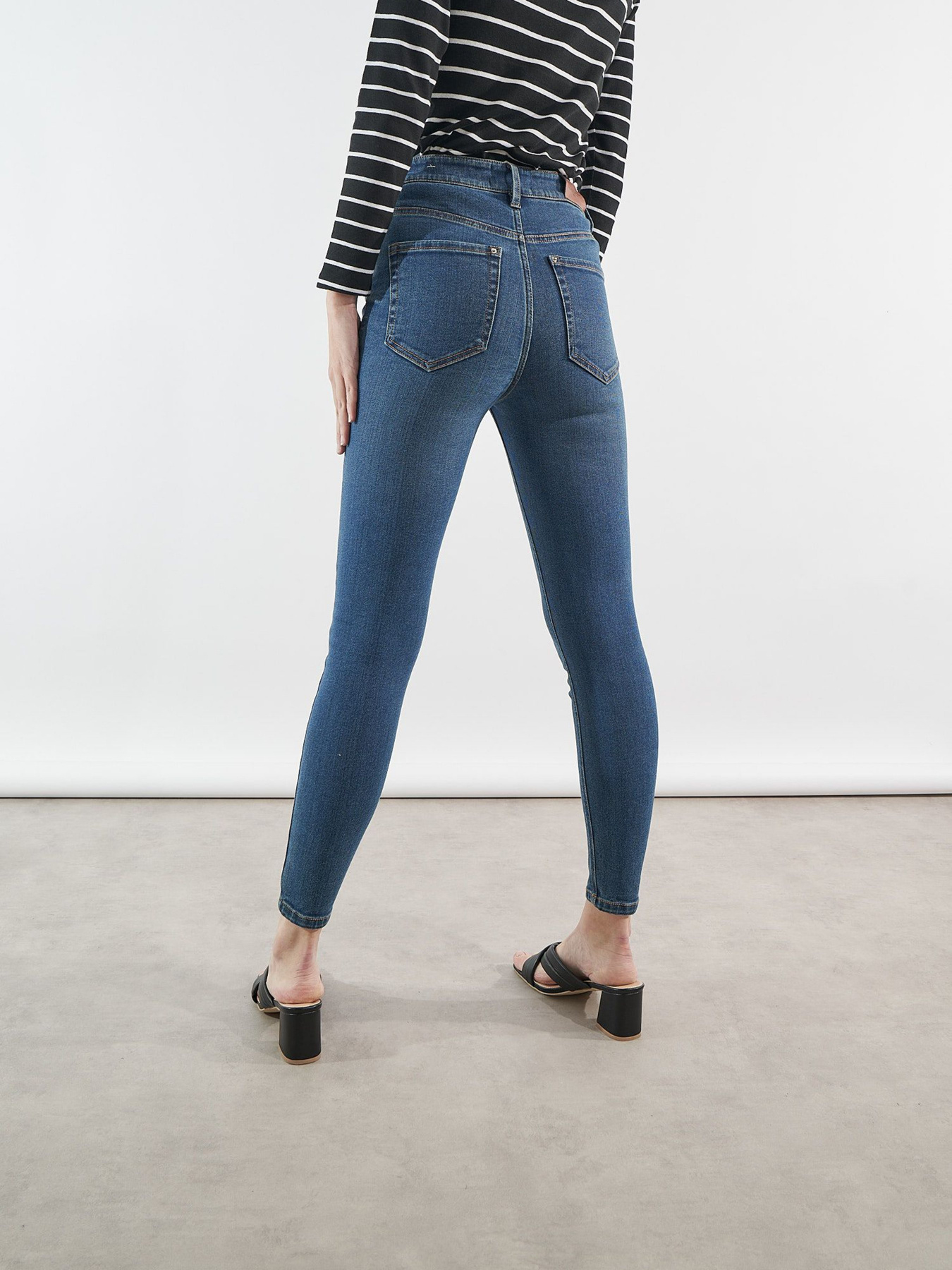 Скинни джинсы Piazza Italia модель 75037_dark denim Фото