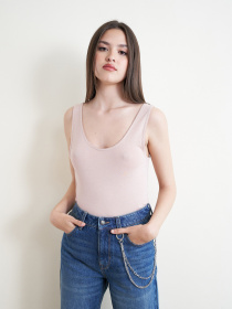 Майка Piazza Italia модель 79387_carne Фото