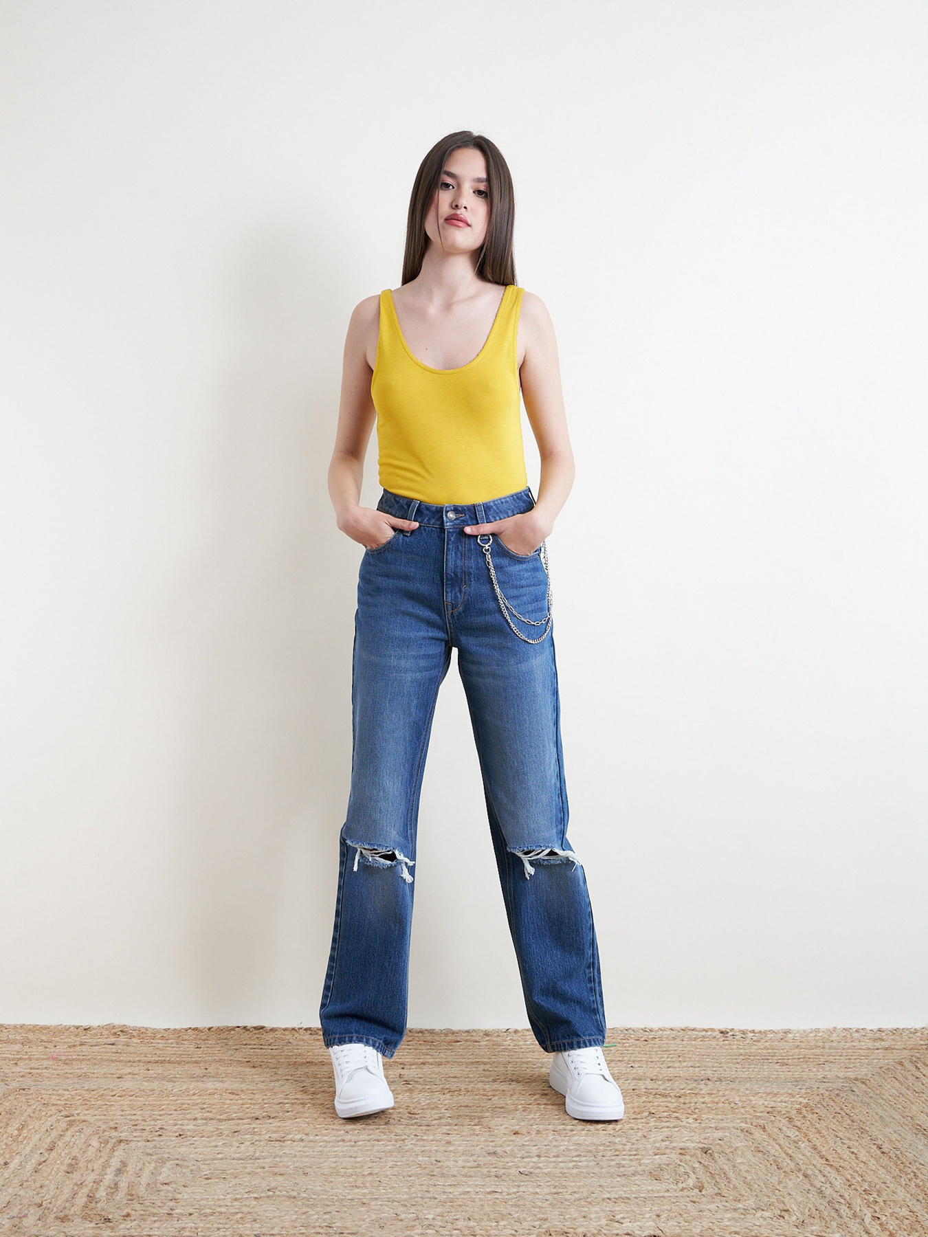 Майка Piazza Italia модель 79387_light mustard Фото