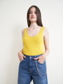 Майка Piazza Italia модель 79387_light mustard Фото