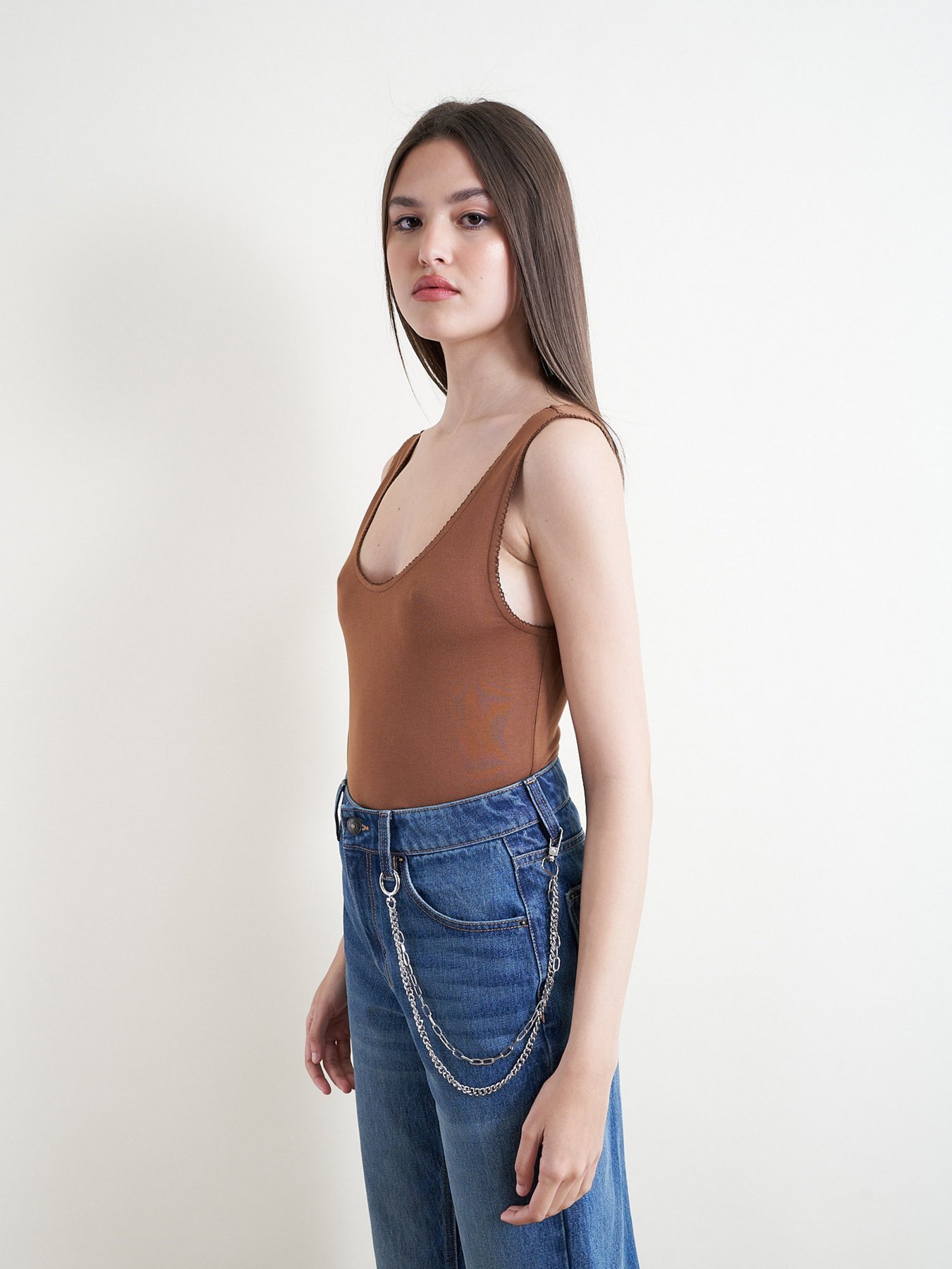 Майка Piazza Italia модель 79387_Orange red Фото