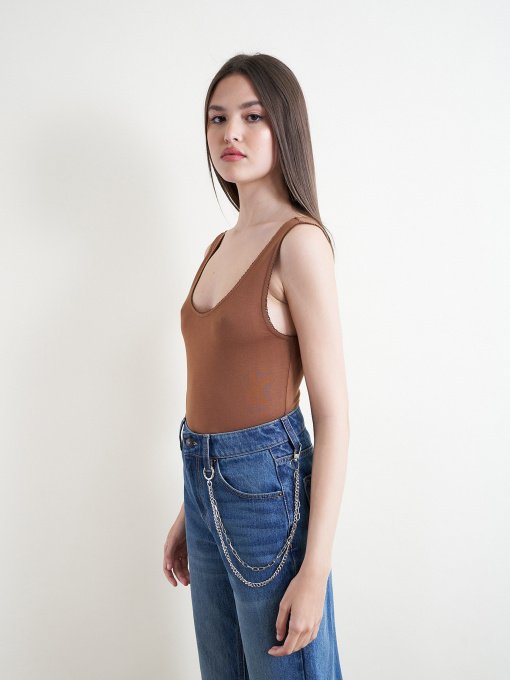 Майка Piazza Italia модель 79387_Orange red Фото