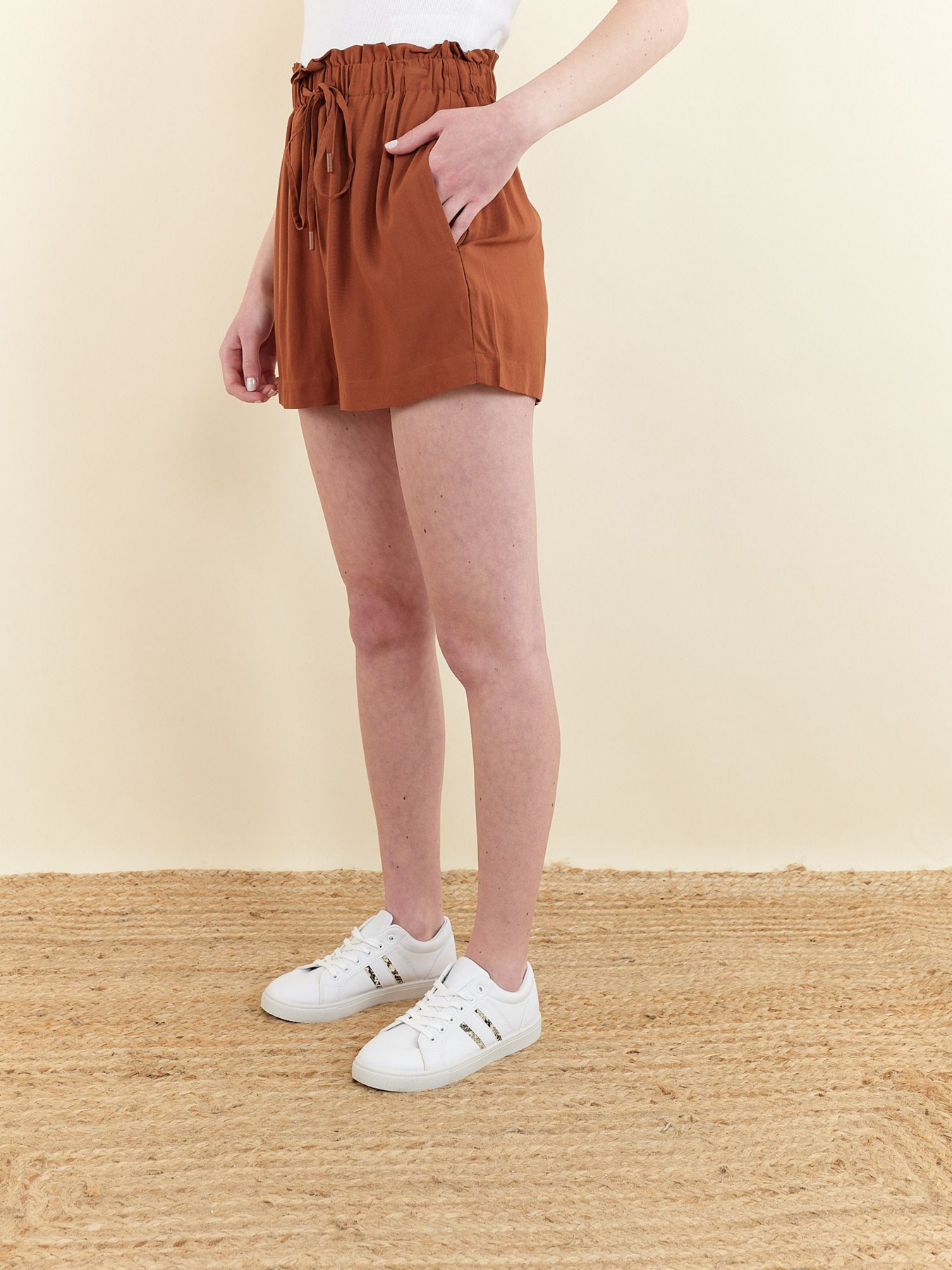 Повседневные шорты Piazza Italia модель 81241_earthenware Фото