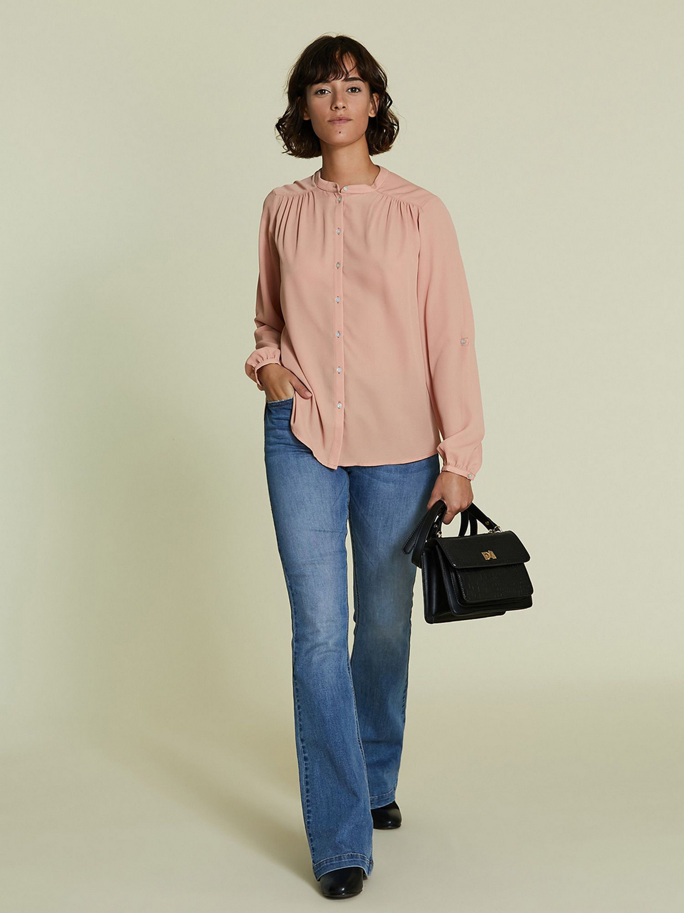 Блуза Piazza Italia модель 43256_earthenware Фото