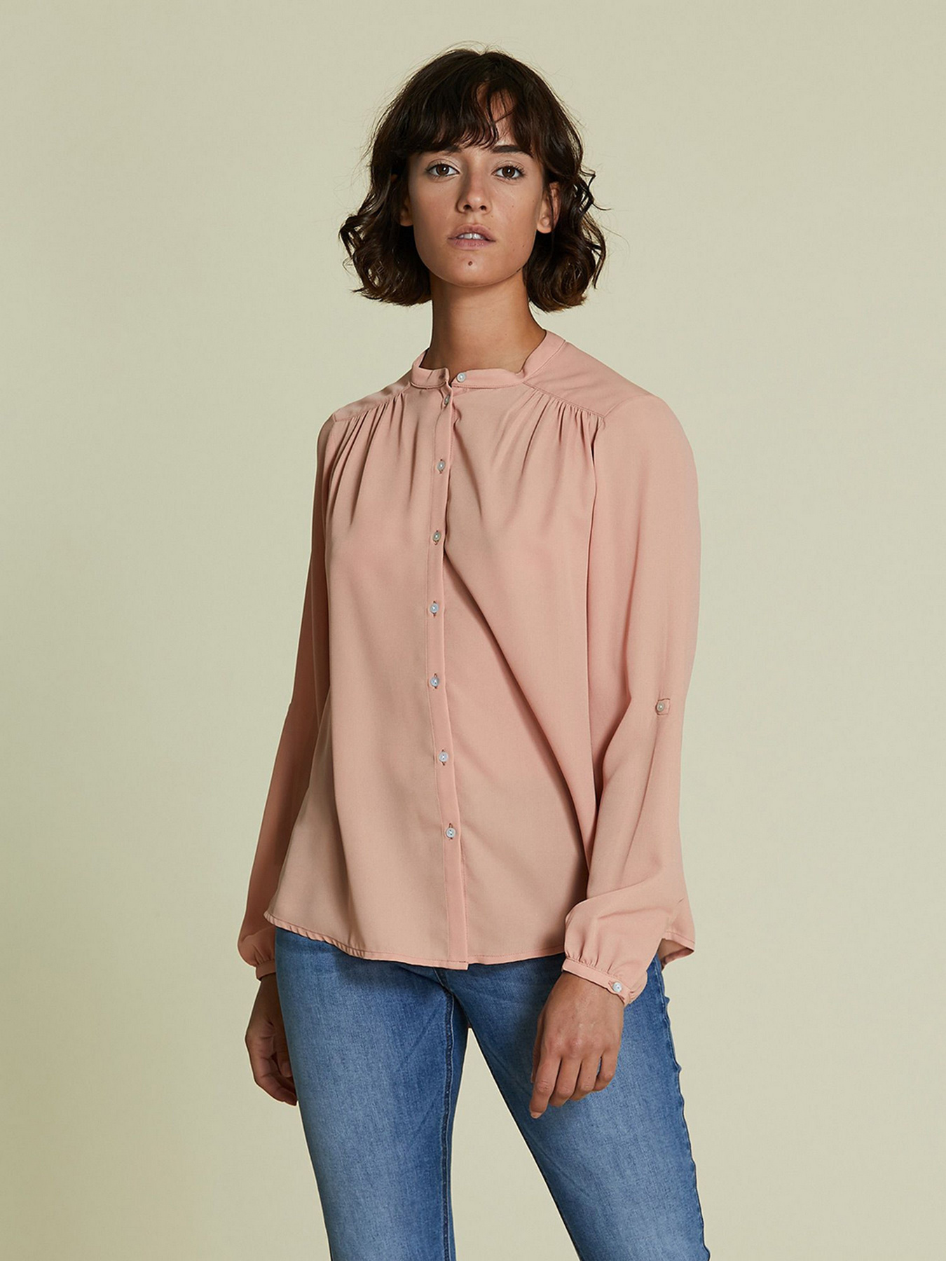 Блуза Piazza Italia модель 43256_earthenware Фото