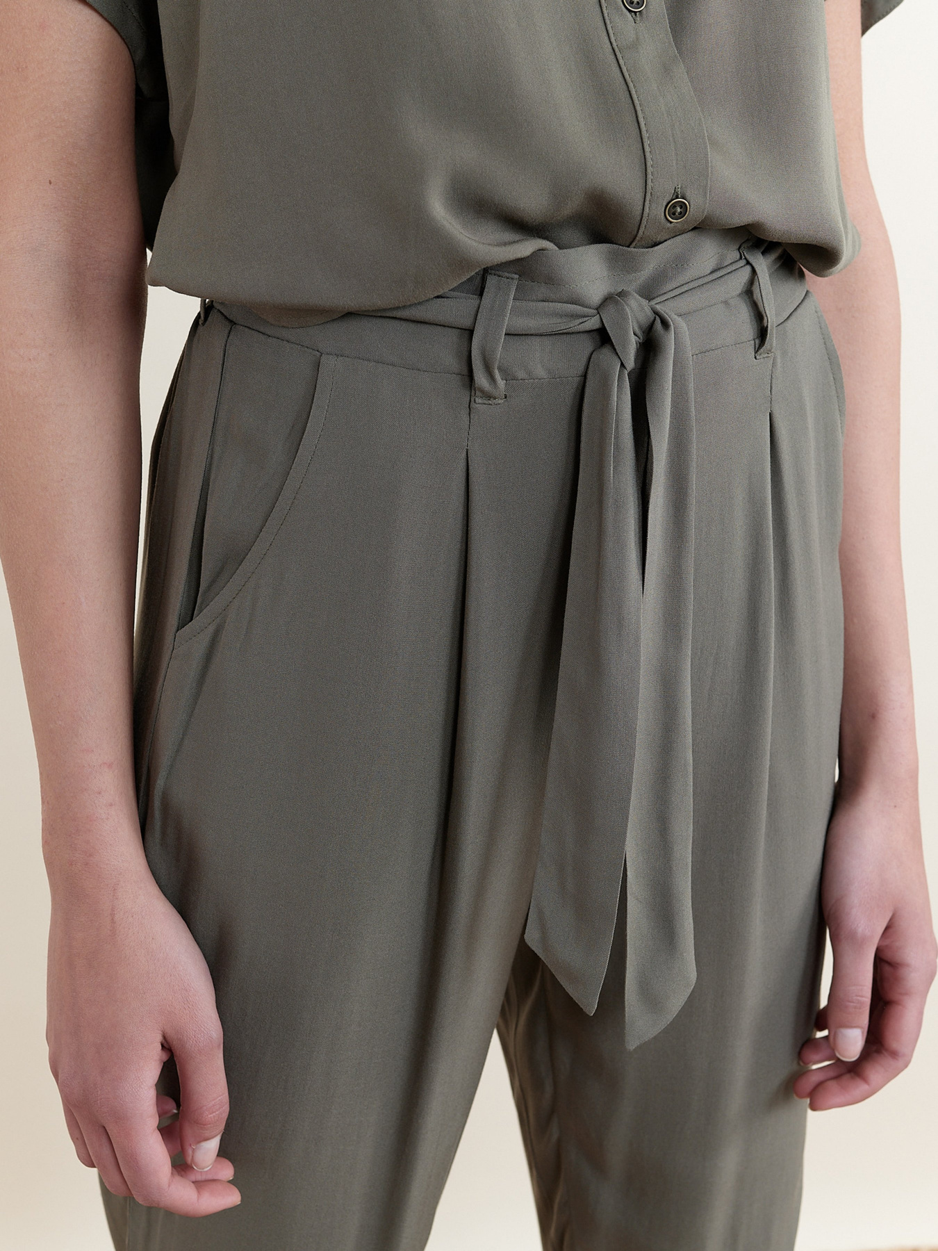 Брюки повседневные Piazza Italia модель 84856_sage Фото