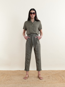 Брюки повседневные Piazza Italia модель 84856_sage Фото