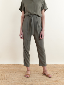 Брюки повседневные Piazza Italia модель 84856_sage Фото