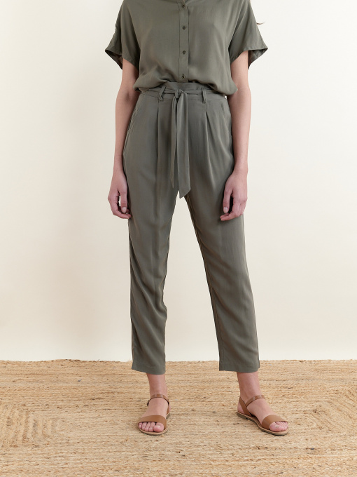 Брюки повседневные Piazza Italia модель 84856_sage Фото