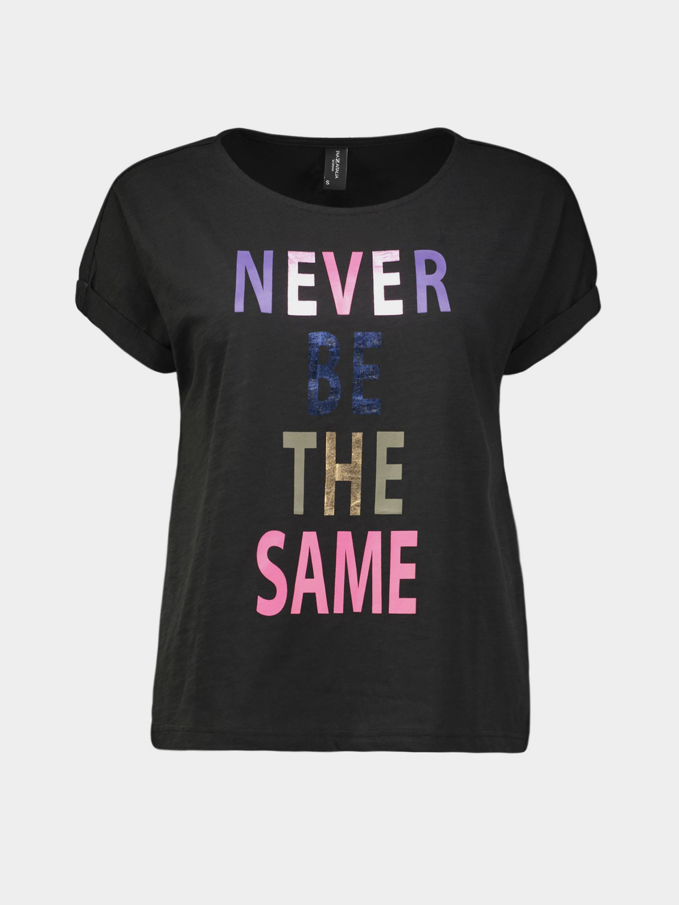 Футболка Piazza Italia модель 02770_black Фото