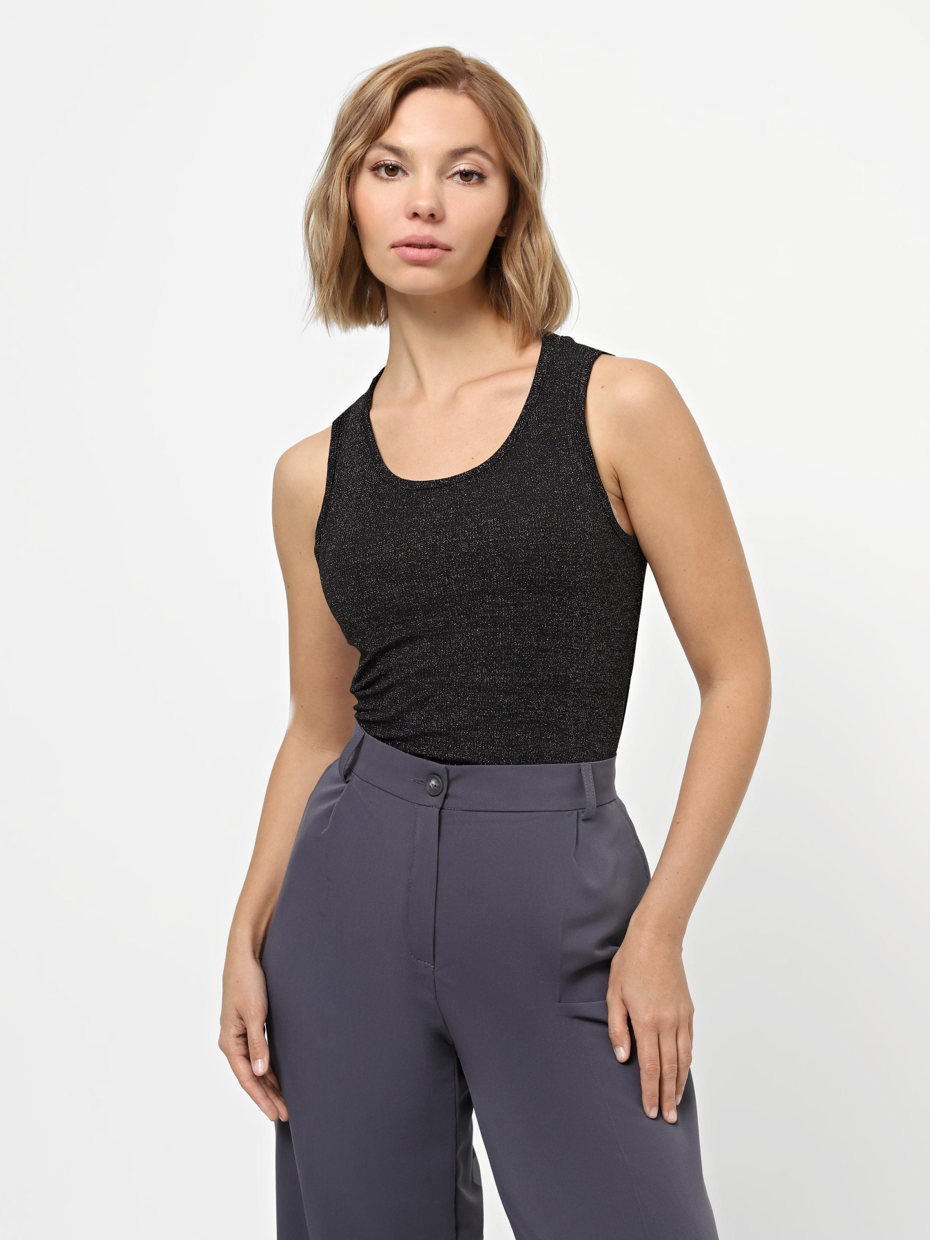 Майка Piazza Italia модель 02779_black Фото