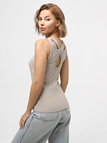 Майка Piazza Italia модель 02779_beige Фото