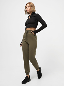 Штаны спортивные Piazza Italia модель 02780_military green Фото