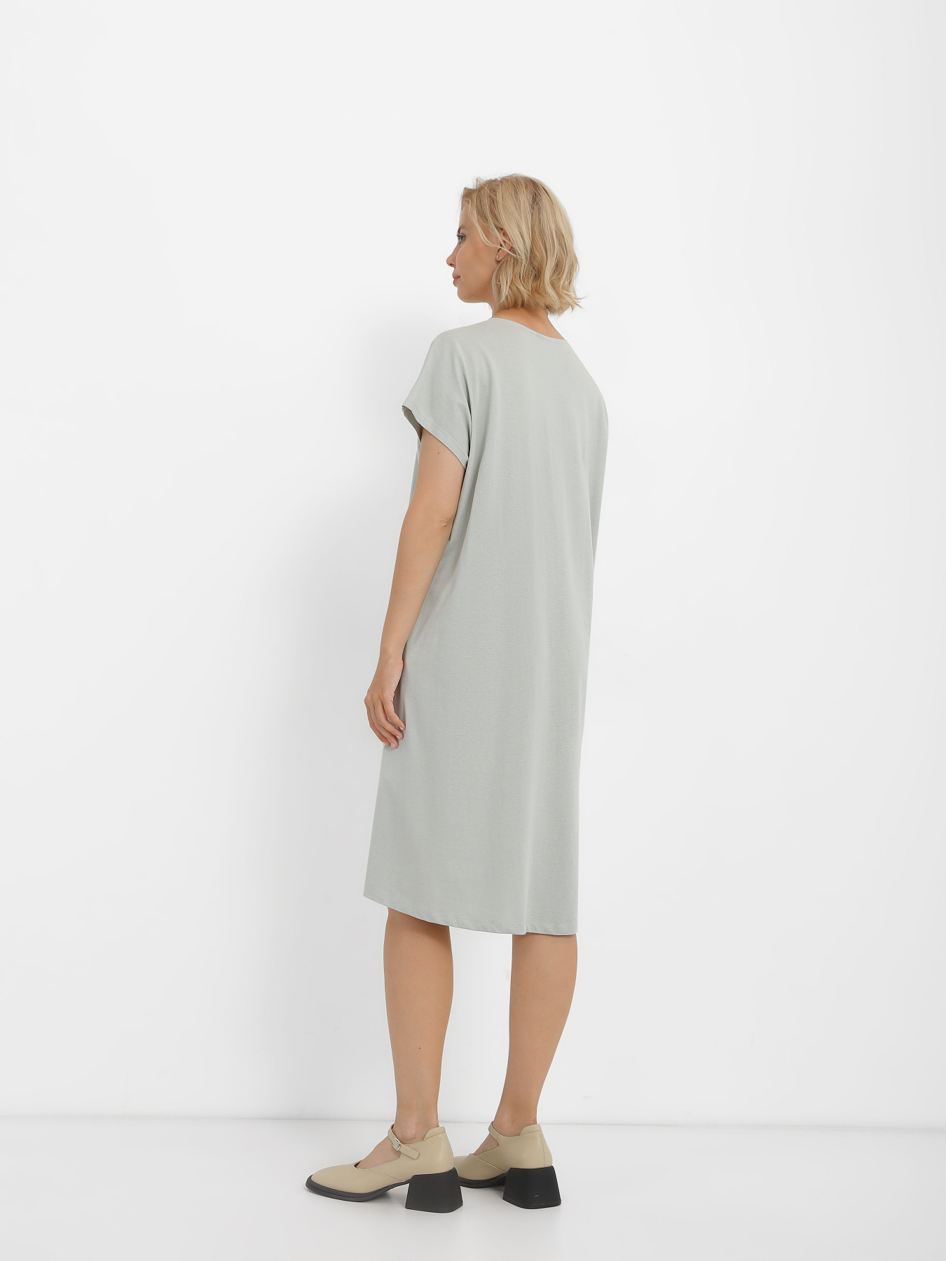 Платье-футболка Piazza Italia модель 03227_verdino Фото