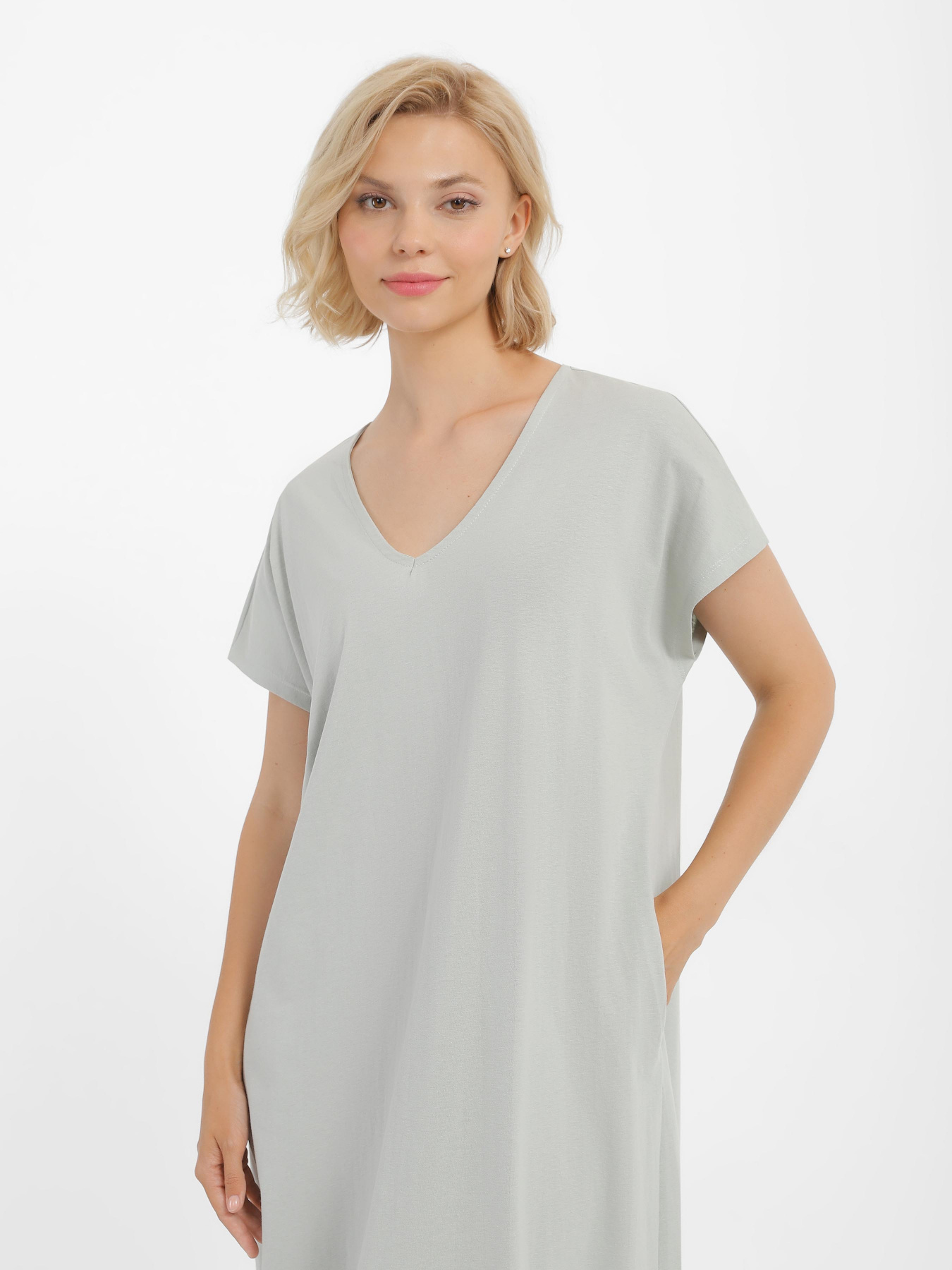 Платье-футболка Piazza Italia модель 03227_verdino Фото