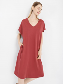 Платье-футболка Piazza Italia модель 03227_brick red Фото