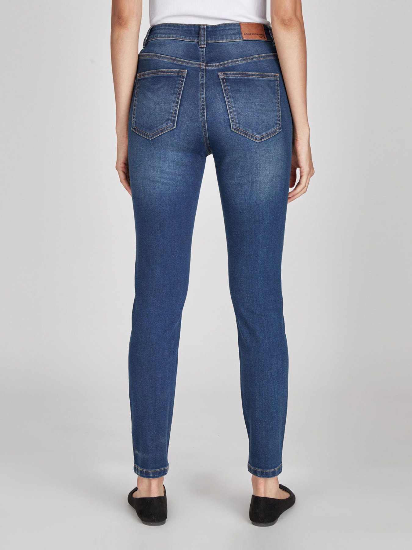 Зауженные джинсы Piazza Italia модель 02086_denim Фото