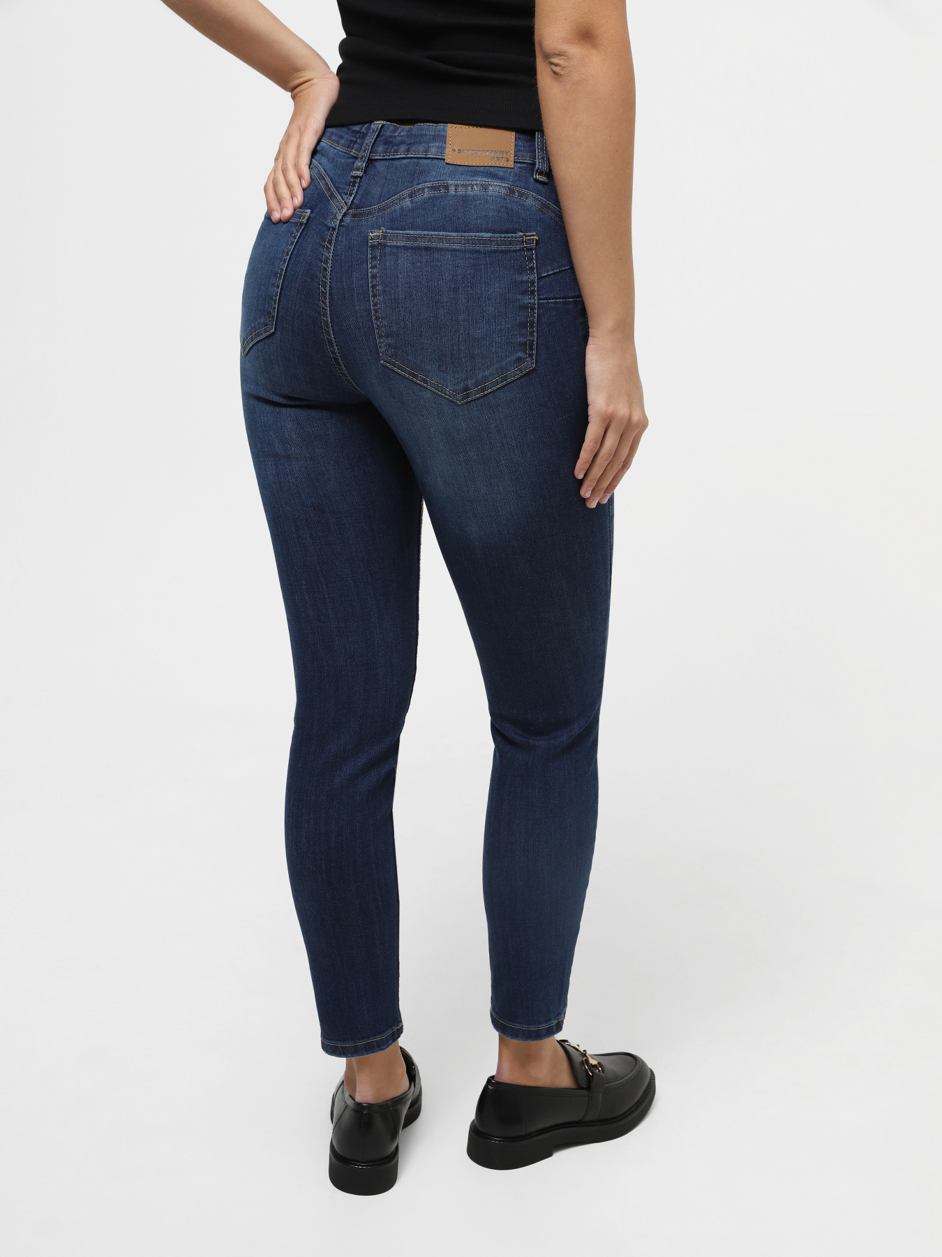 Скинни джинсы Piazza Italia модель 02089_dark denim Скинни джинсы Piazza Italia модель 02089_dark denim Фото