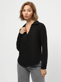 Сорочка повсякденна Piazza Italia модель 02384_black Фото