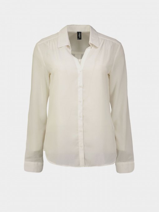 Рубашка Piazza Italia модель 02384_milk Фото