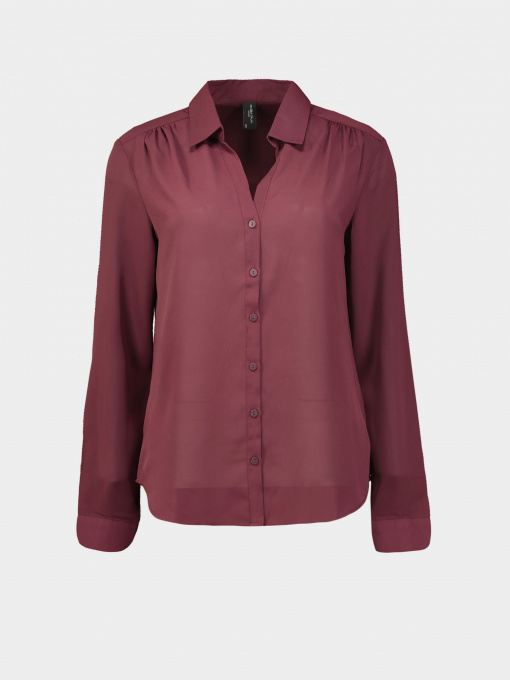 Рубашка повседневная Piazza Italia модель 02384_raspberry Фото