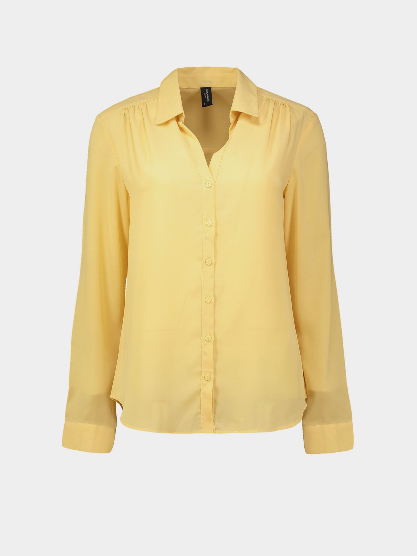 Рубашка Piazza Italia модель 02384_yellow Фото