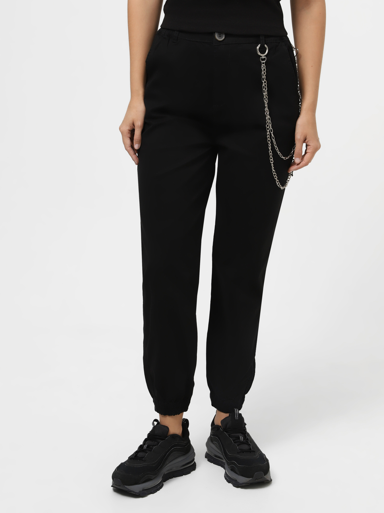 Брюки повседневные Piazza Italia модель 02793_black Фото