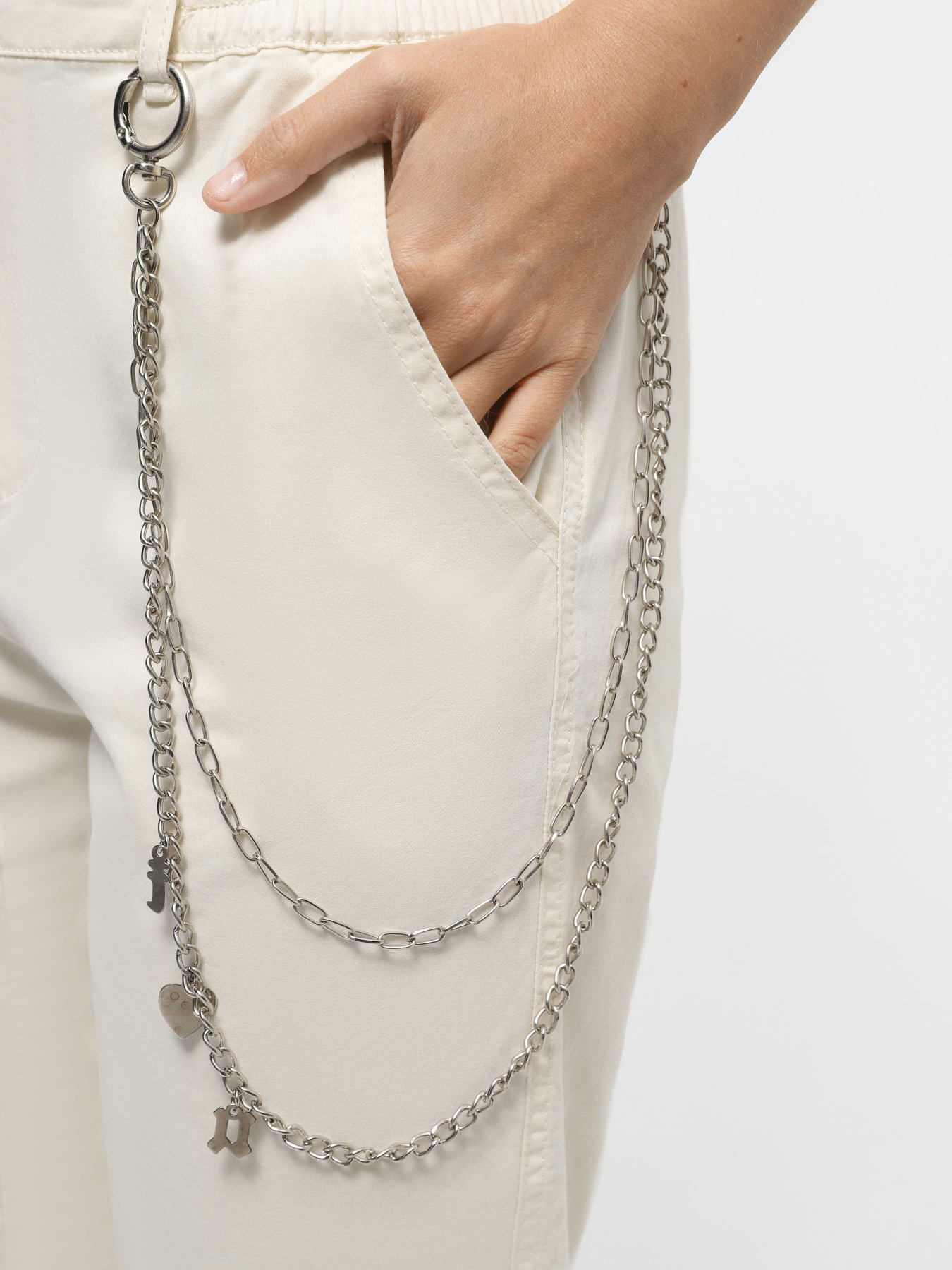 Брюки повседневные Piazza Italia модель 02793_ivory Фото