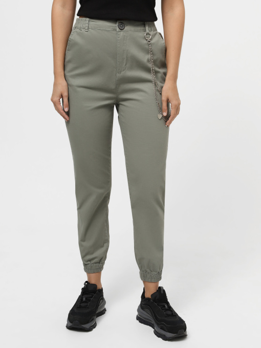 Брюки повседневные Piazza Italia модель 02793_sage Фото