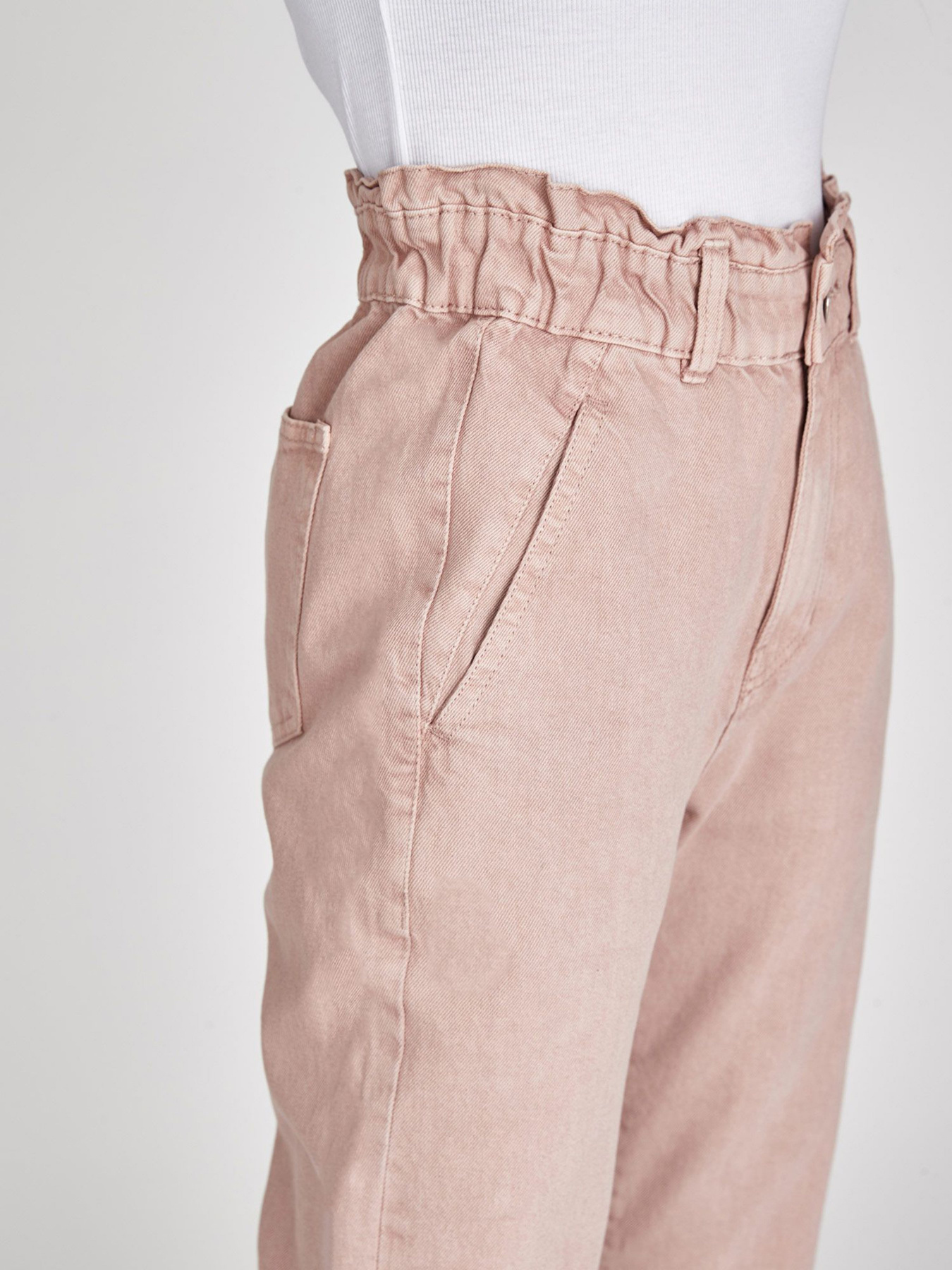 Джинсы мом Piazza Italia модель 02911_ancient pink Фото