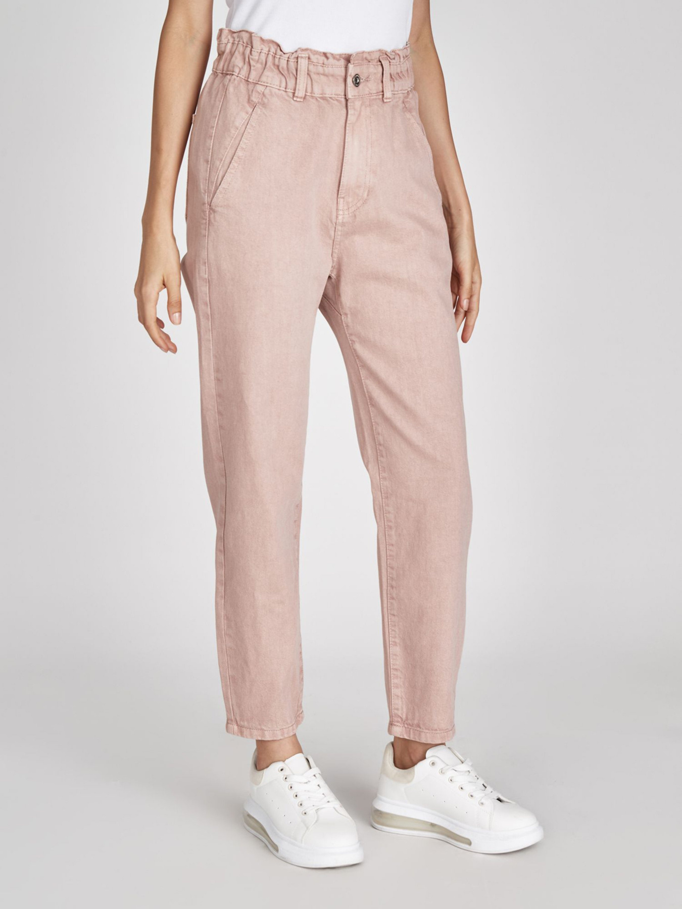 Джинсы мом Piazza Italia модель 02911_ancient pink Фото