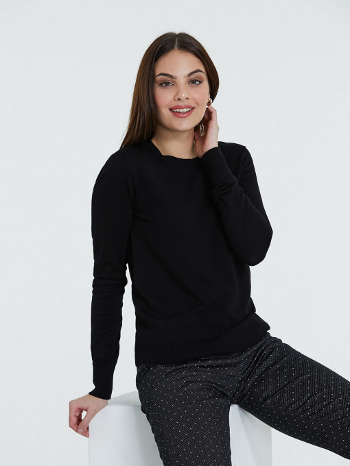 Джемпер Piazza Italia модель 36765_black Фото