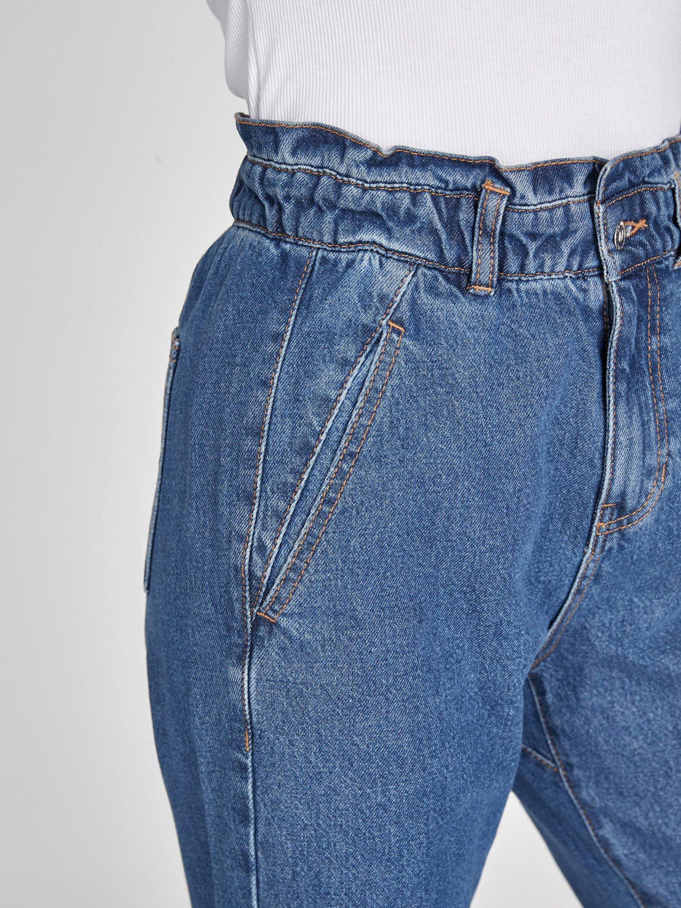 Джинсы мом Piazza Italia модель 02911_denim Фото