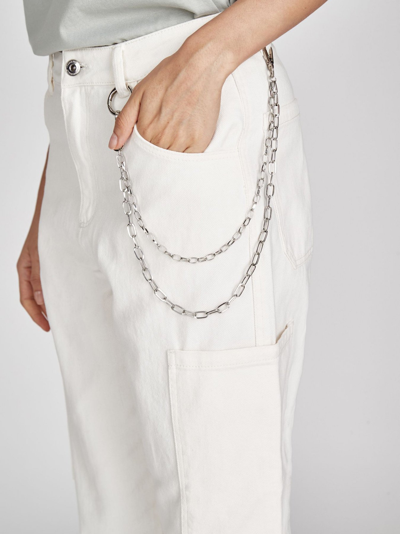 Джинси мом Piazza Italia модель 02913_ivory Фото