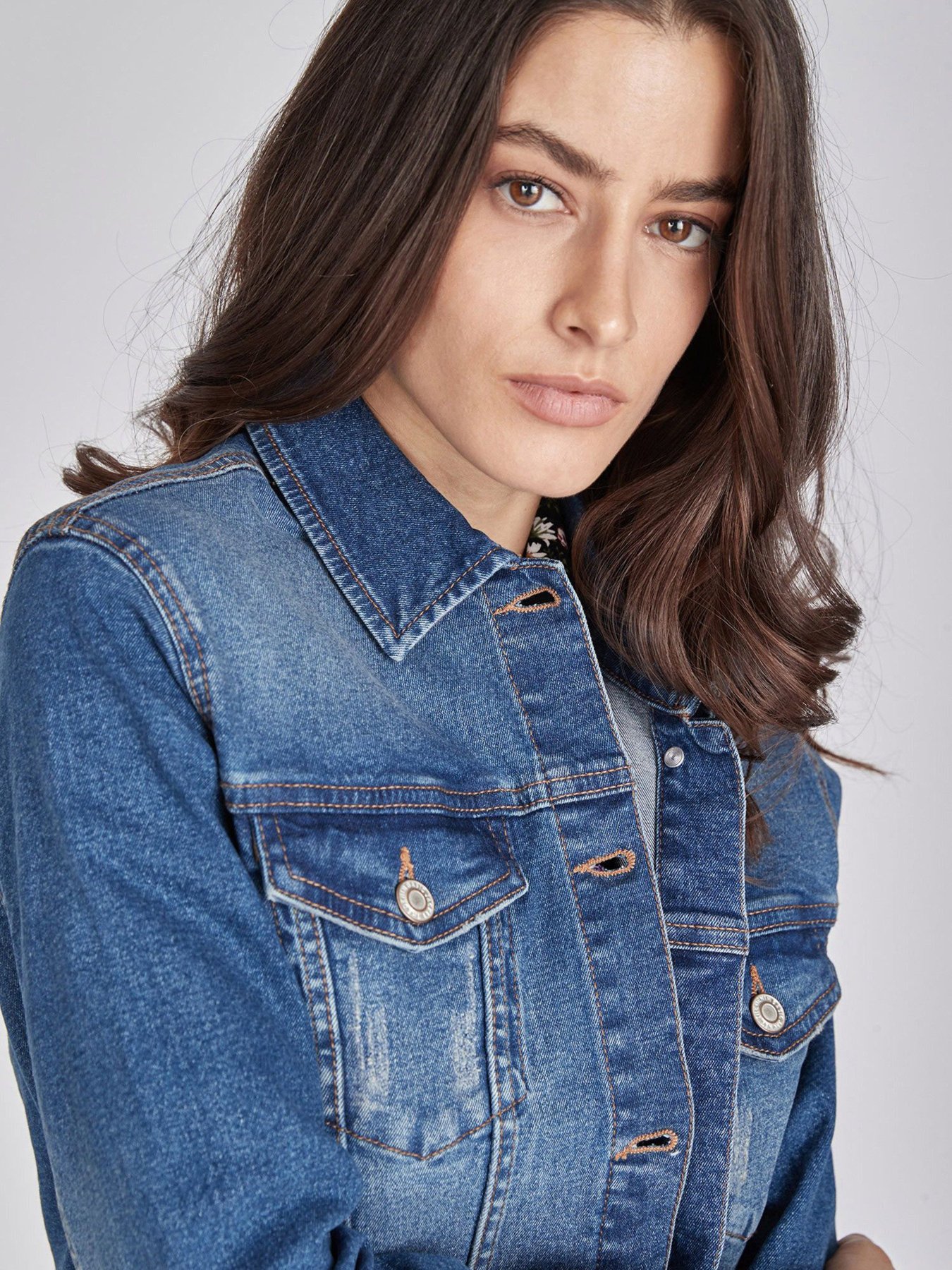 Джинсовая куртка Piazza Italia модель 03077_denim Фото