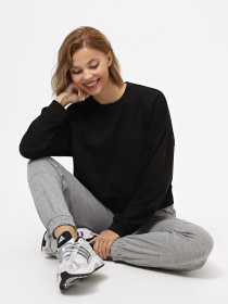 Свитшот Piazza Italia модель 03255_black Фото