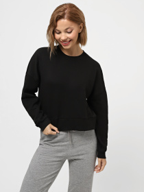 Світшот Piazza Italia модель 03255_black Фото