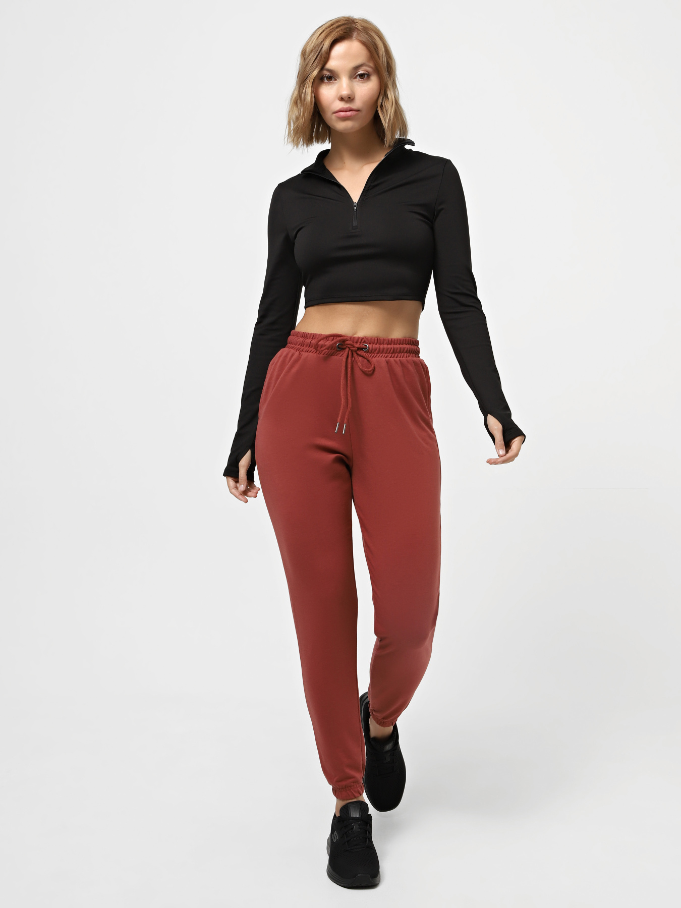 Штаны спортивные Piazza Italia модель 03414_brick red Фото