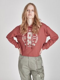 Худи Piazza Italia модель 03416_brick red Фото