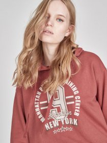 Худи Piazza Italia модель 03416_brick red Фото