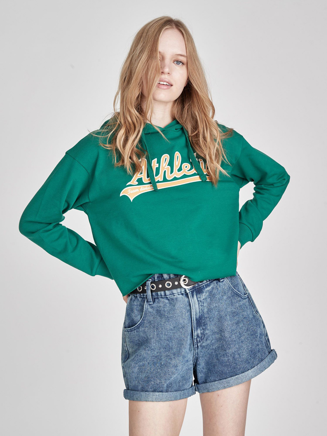 Худи Piazza Italia модель 03416_green Фото