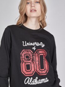 Світшот Piazza Italia модель 03418_black Фото