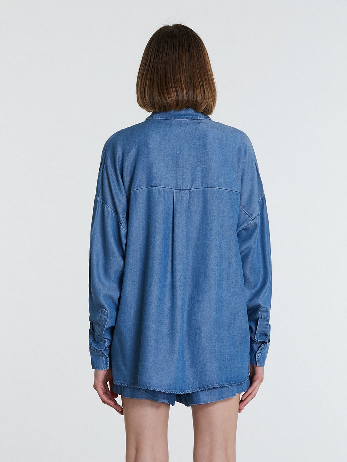 Рубашка Piazza Italia модель 43704_denim Фото