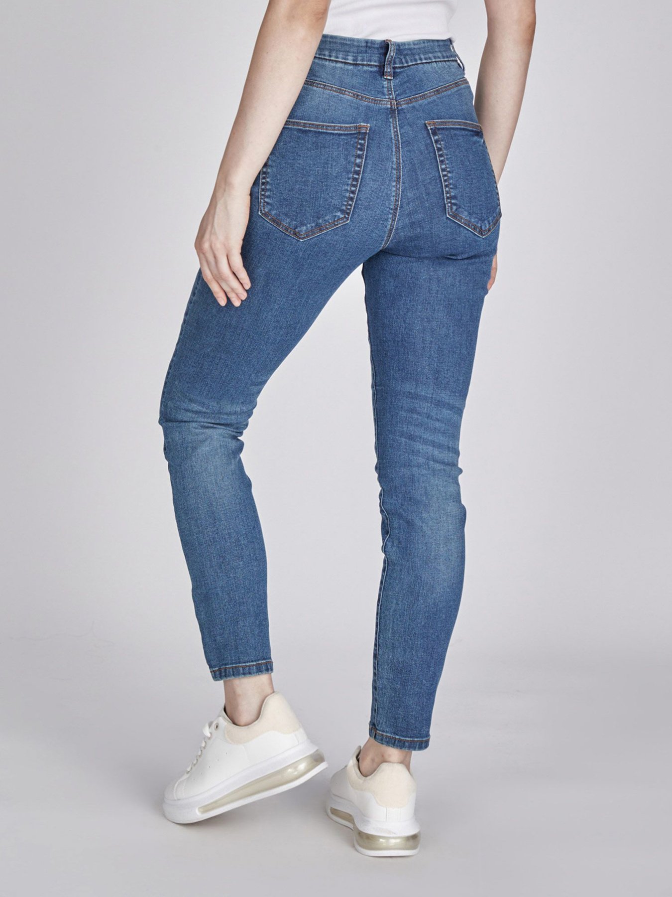 Зауженные джинсы Piazza Italia модель 03863_denim Фото