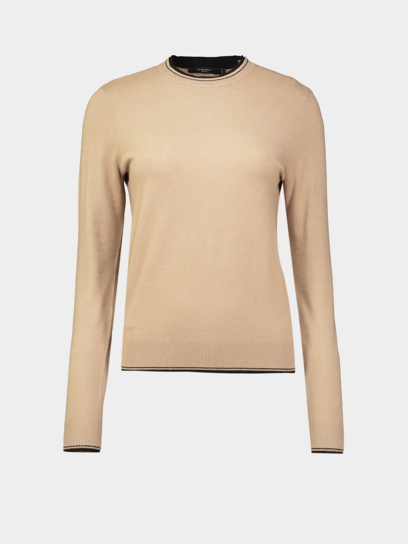 Лонгслів Piazza Italia модель 03885_camel Лонгслів Piazza Italia модель 03885_camel Фото