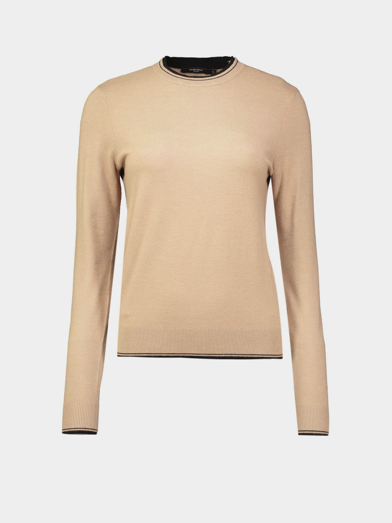 Лонгслив Piazza Italia модель 03885_milk Фото